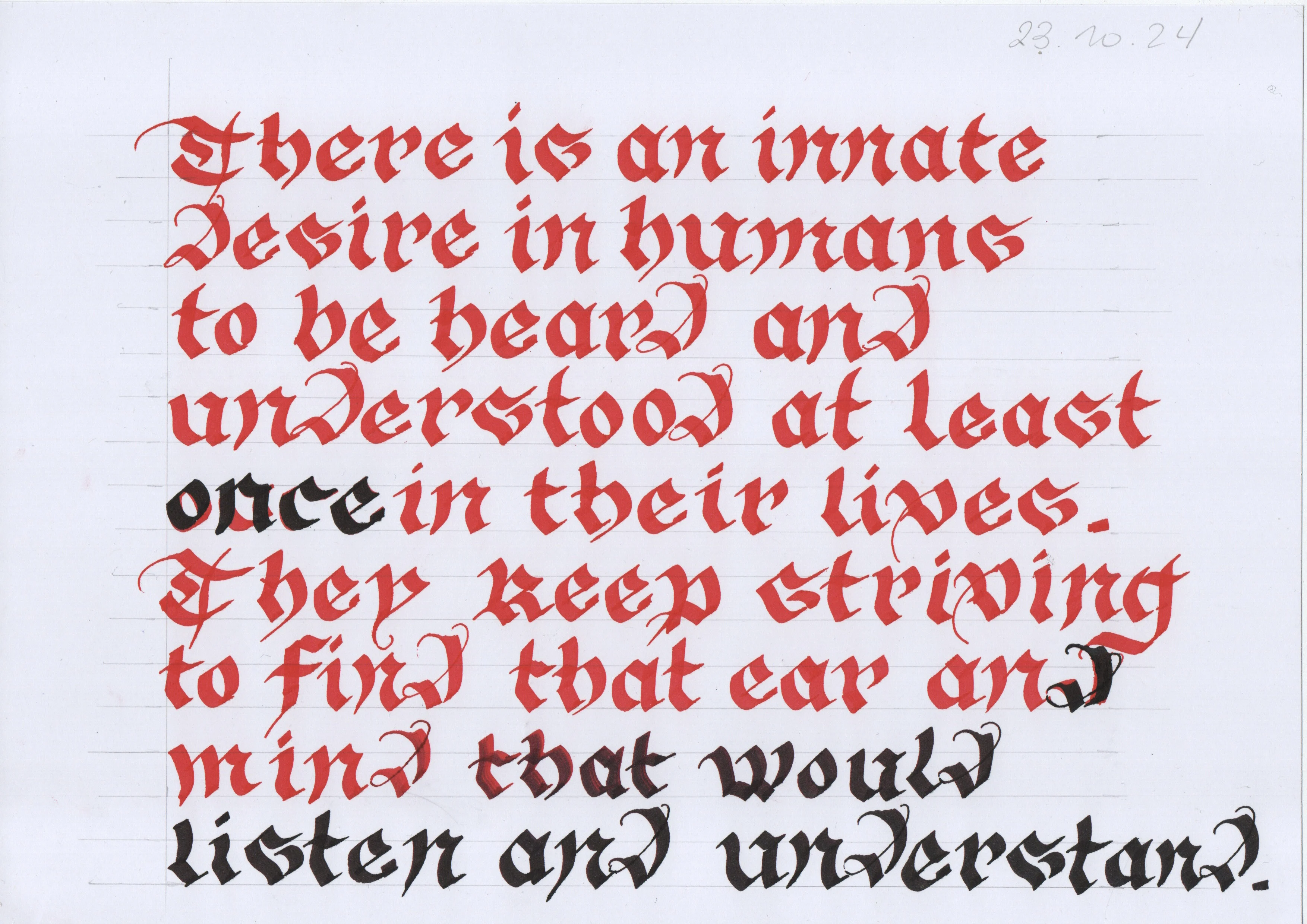 calligraphie