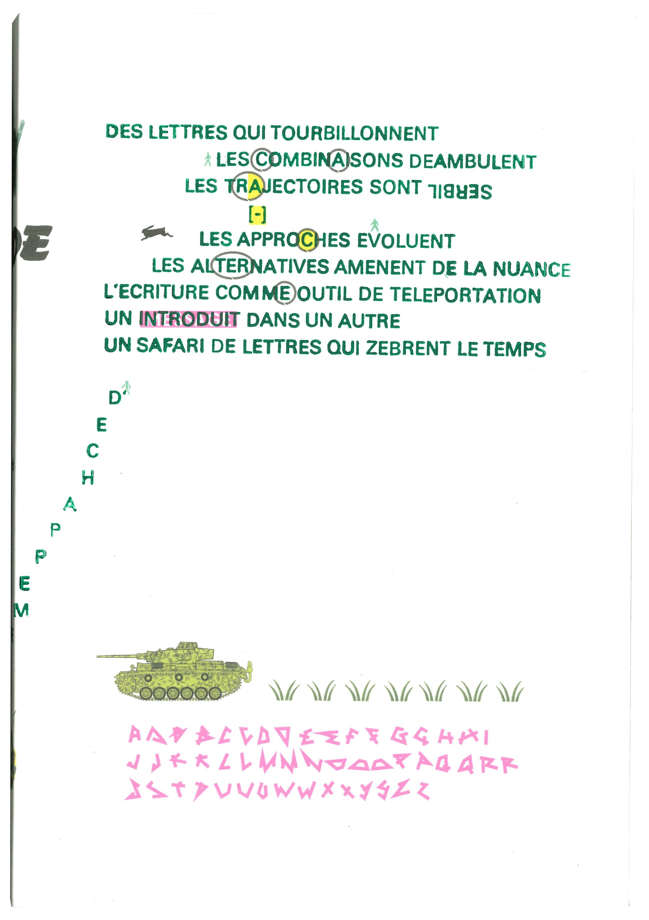 couverture caractère d'échappement